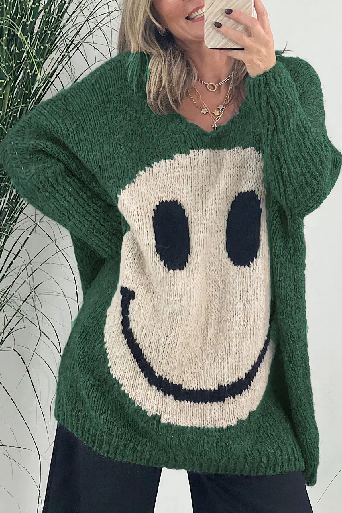 Isaline - Pull Smiley Oversize