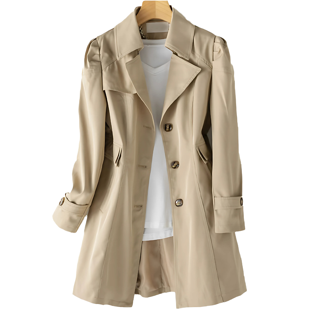 Trench classique Apolline pour femme, vue de dos