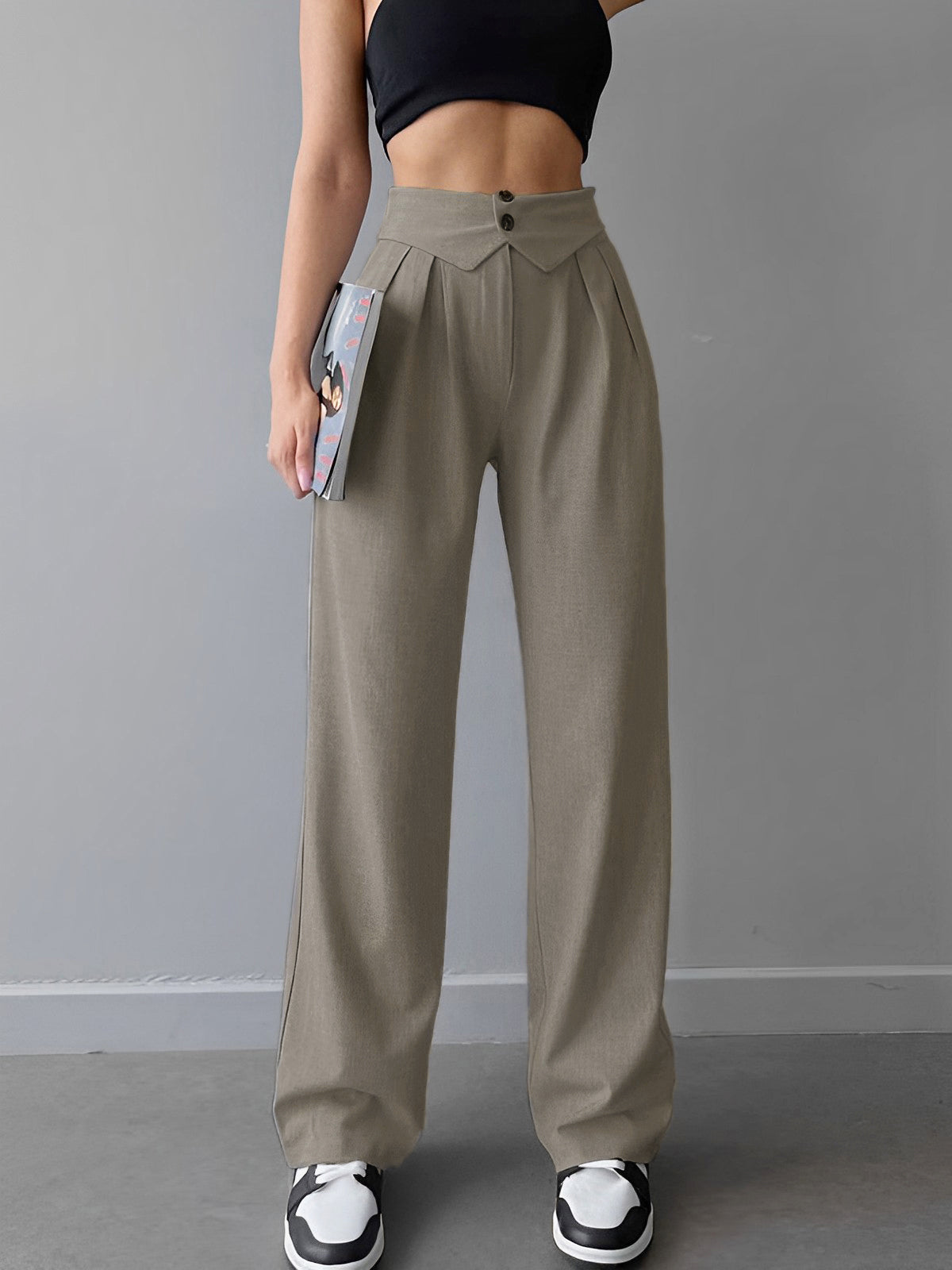 Gabryel - Pantalon Large Casual Mode