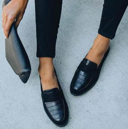 Manon | Mocassins noirs élégants pour femmes