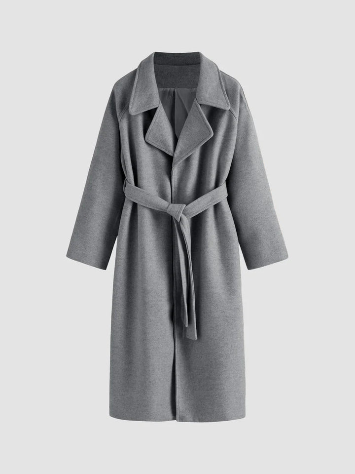 Manteau long Capucine pour femme, détail de la matière