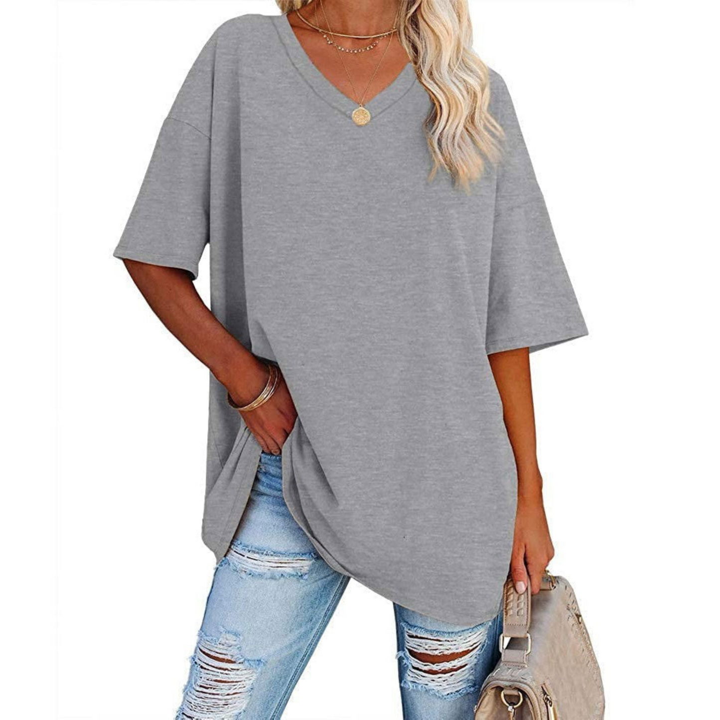 Déborah | Femme Chemise Oversize | Légère et Polyvalente
