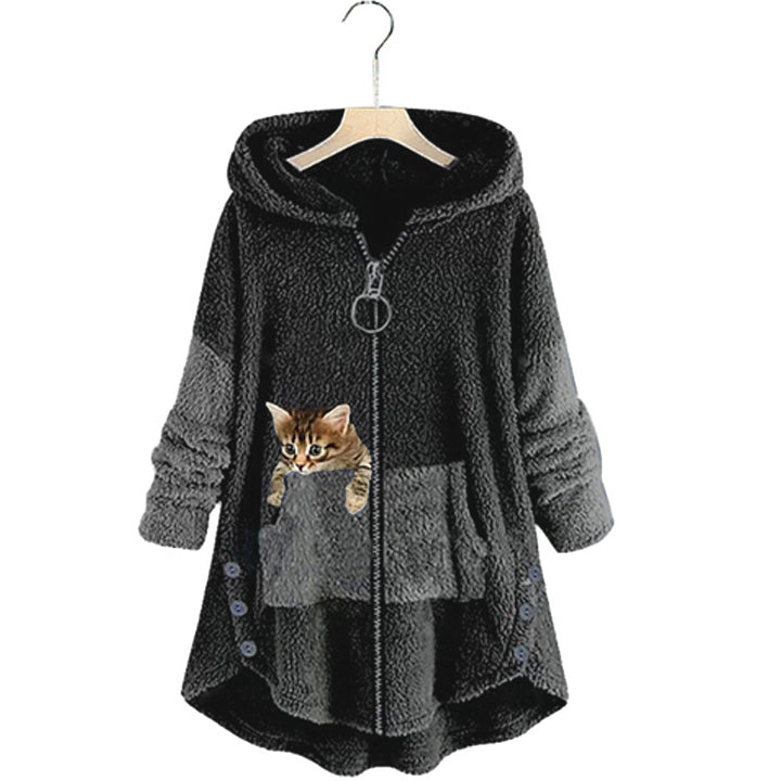 Blandina - Hoodie Peluche Tendance