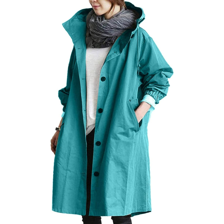 Elyna | Trench-coat femme coupe-vent et imperméable | Élégant