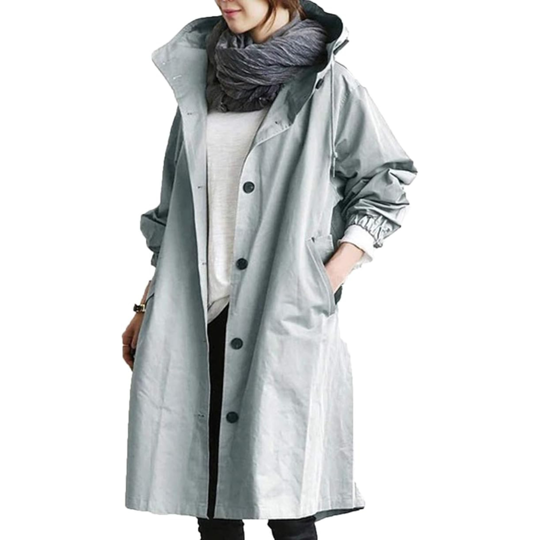 Elyna | Trench-coat femme coupe-vent et imperméable | Élégant