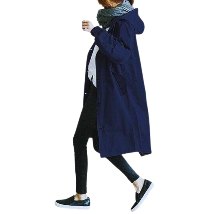 Elyna | Trench-coat femme coupe-vent et imperméable | Élégant