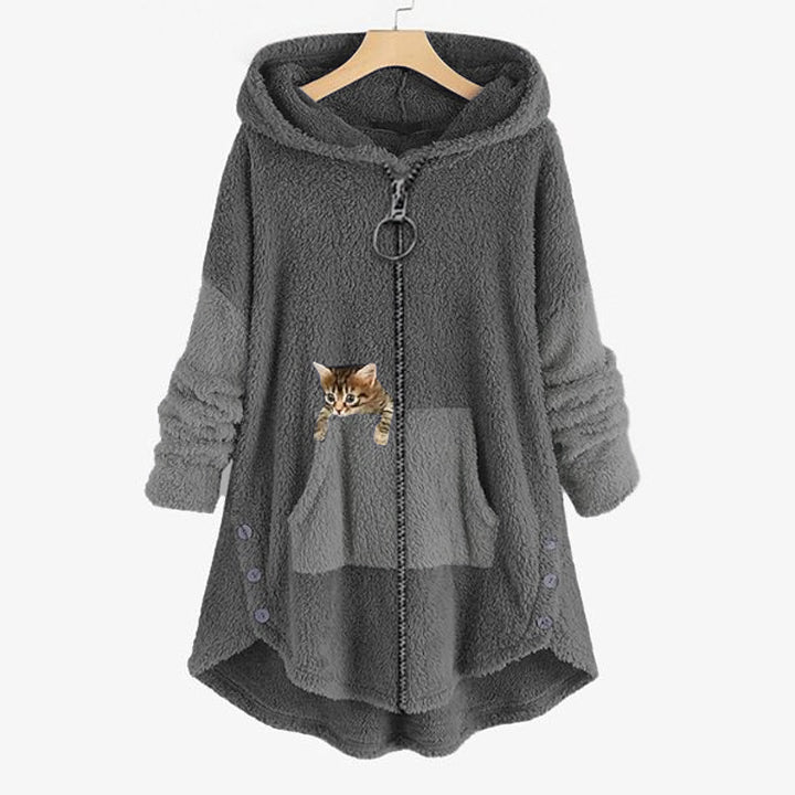 Blandina - Hoodie Peluche Tendance