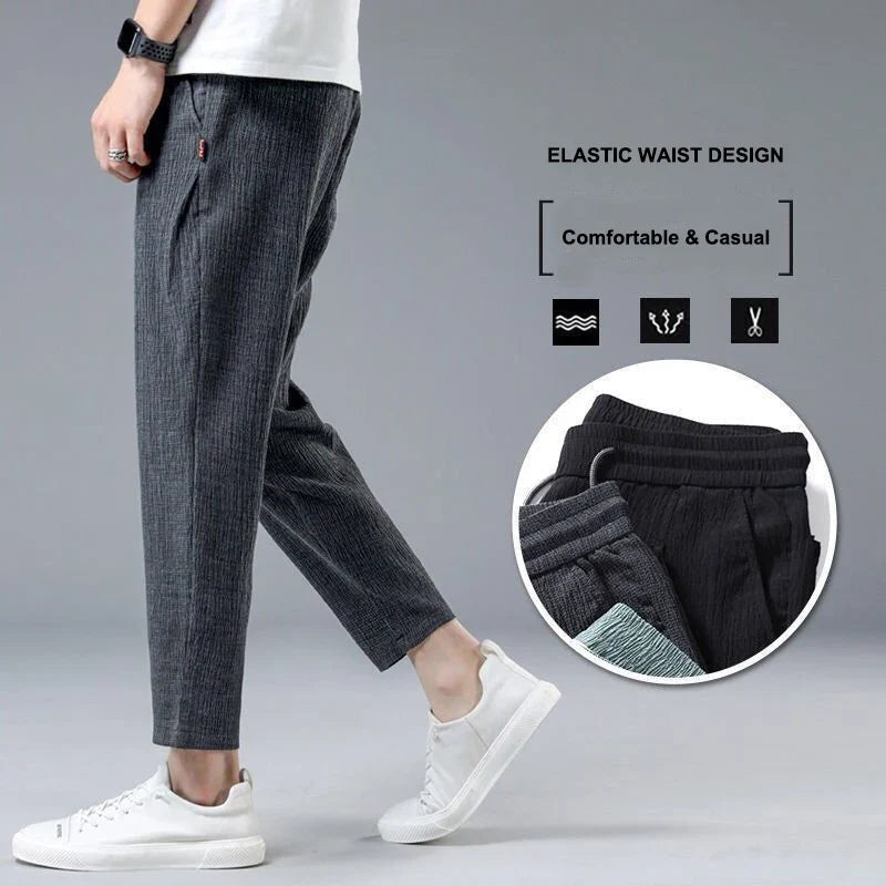 Giovanni - Pantalon Lin Chic Décontracté