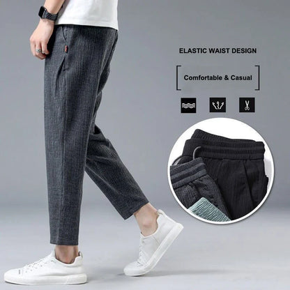 Giovanni - Pantalon Lin Chic Décontracté