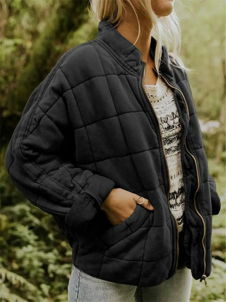 Veste matelassée Noémie légère pour femme, chaleur préservée sans peser adaptée aux journées d'automne.