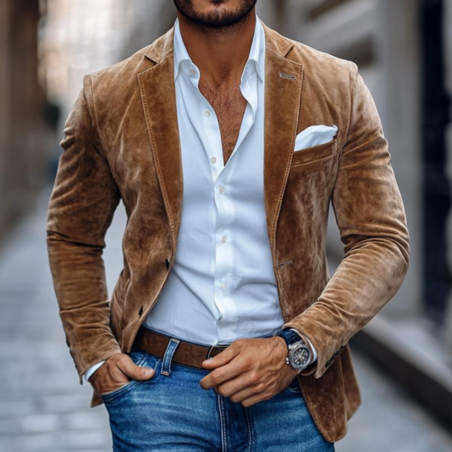 Hommes Blazer Décontracté | Style Élégant