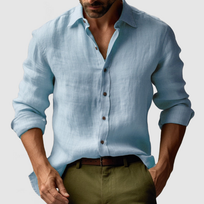 Hommes Chemise Vintage Décontractée | Manches Longues