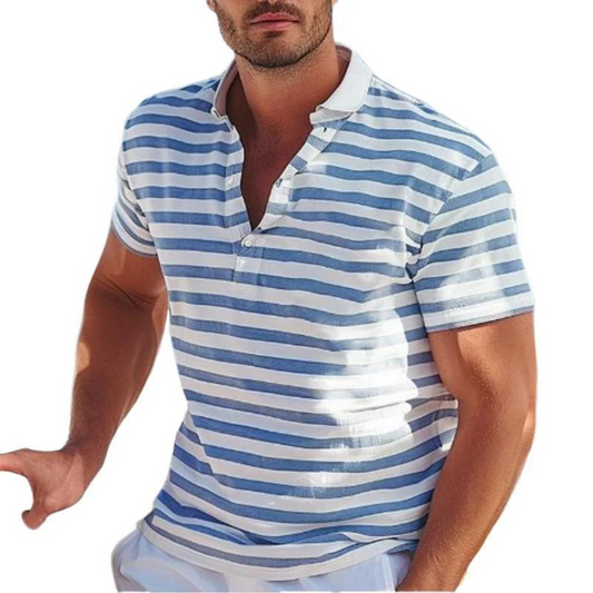 Hommes Polo Rétro | À Rayures