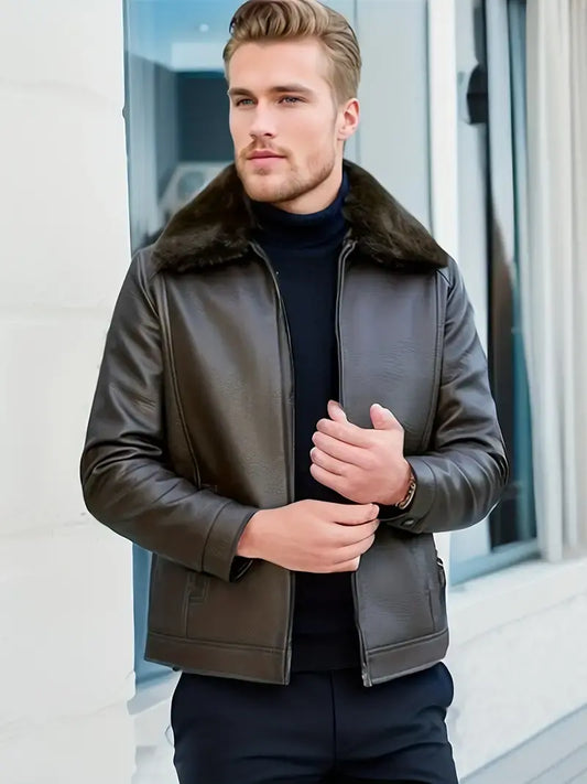 Boniface - Blouson En Cuir Homme