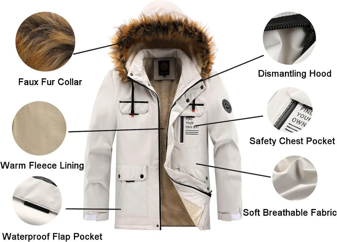 Baldoine | Parka Chaude Pour Hiver