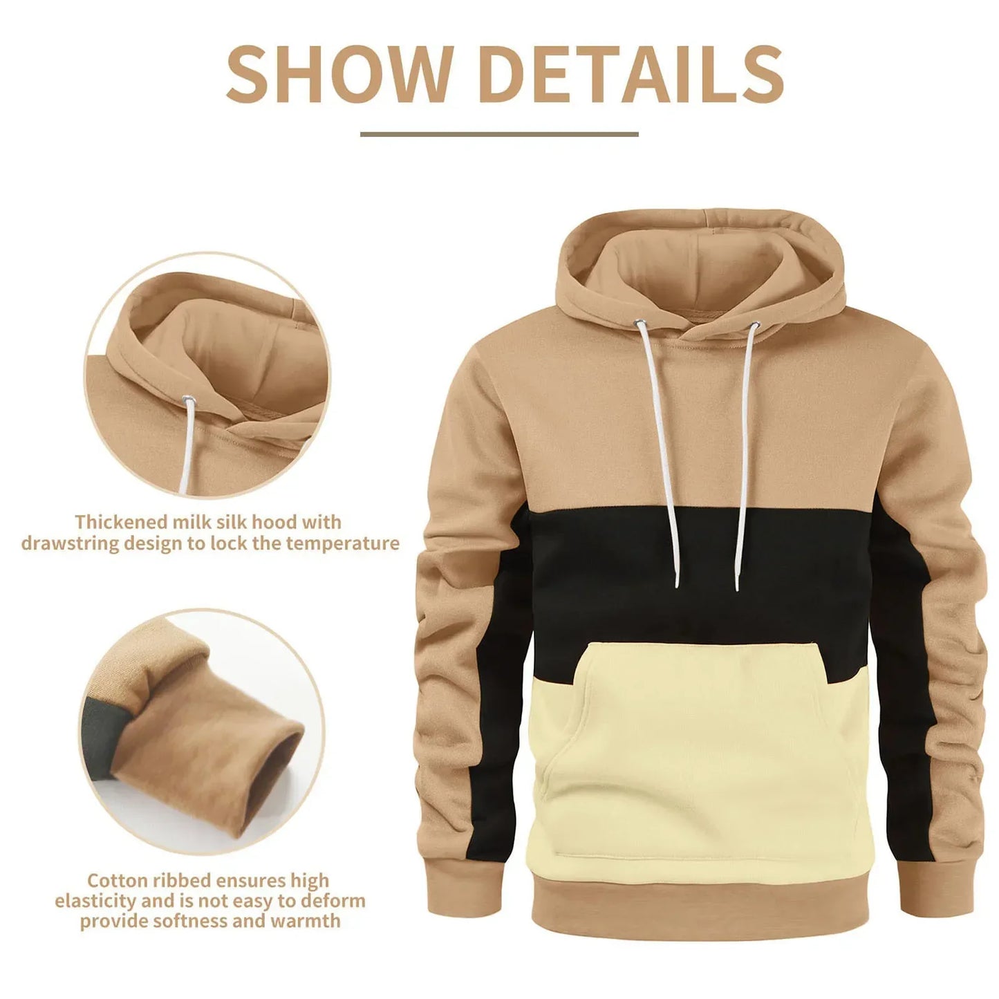 Candeloro - Hoodie Style Patchwork Coloré