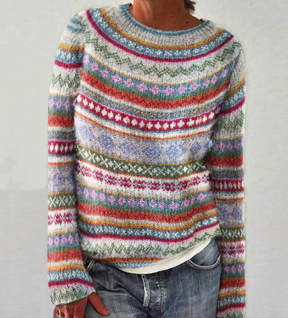 Pull Eloane à col roulé pour femme, maille douce et coupe confortable adaptée aux journées d'automne.