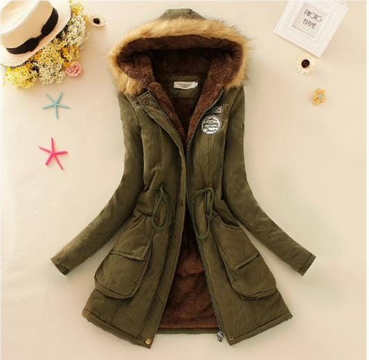 Dalile - Manteau Parka Doublé Capuche