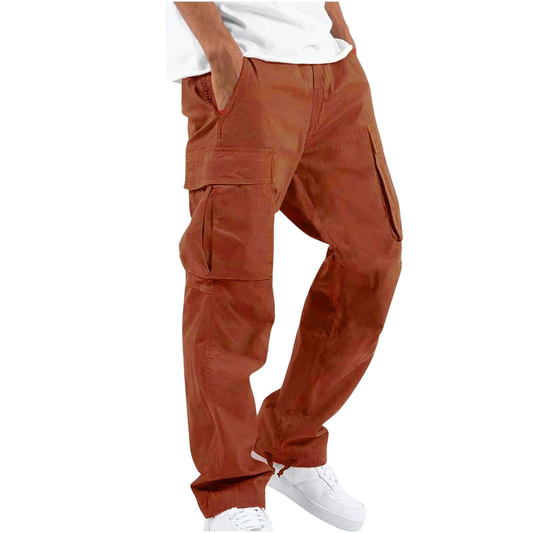 Fadie - Pantalon Cargo Confortable Orange