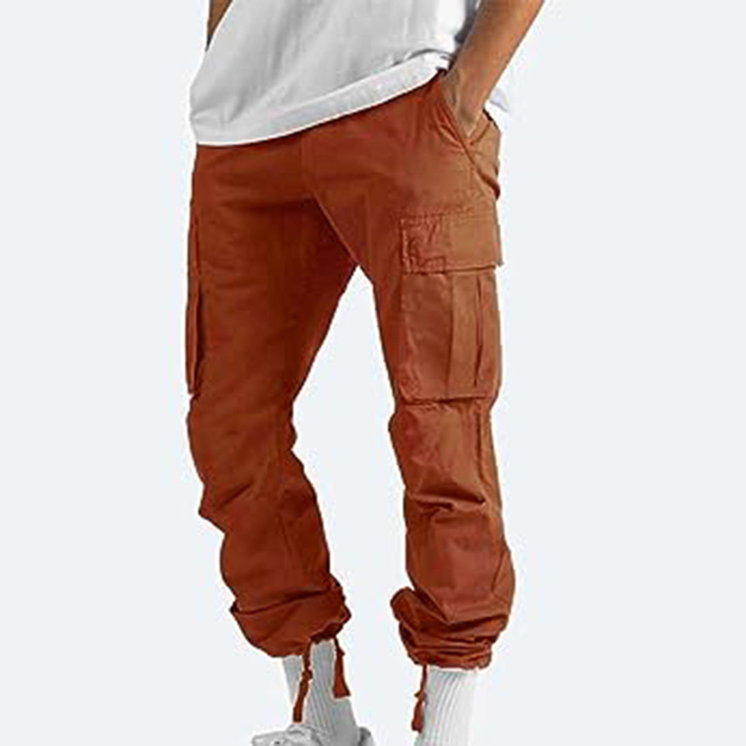 Fadie - Pantalon Cargo Confortable Orange