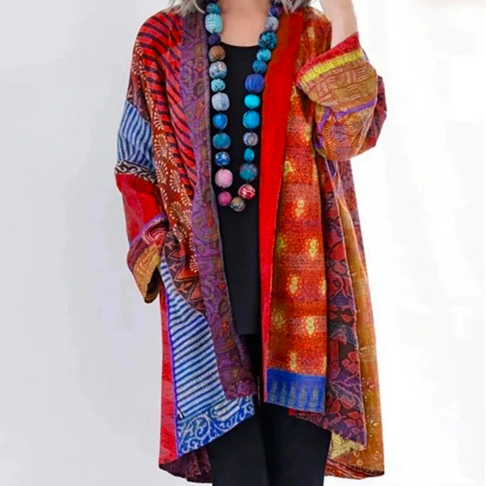 Cardigan Radley norvégien pour femme, motif distinctif adapté aux tenues hivernales cocooning.