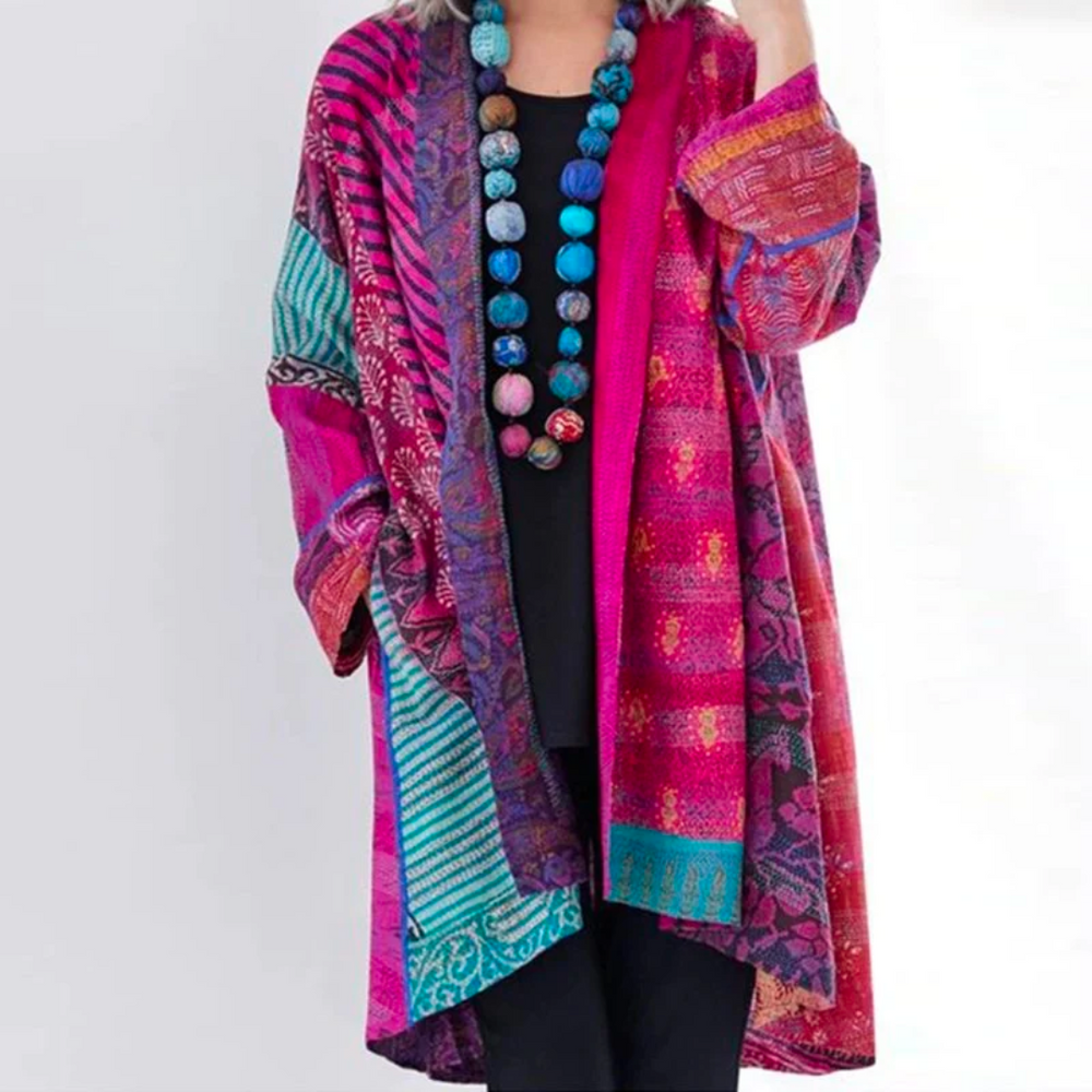 Cardigan Radley norvégien pour femme, motif distinctif adapté aux tenues hivernales cocooning.