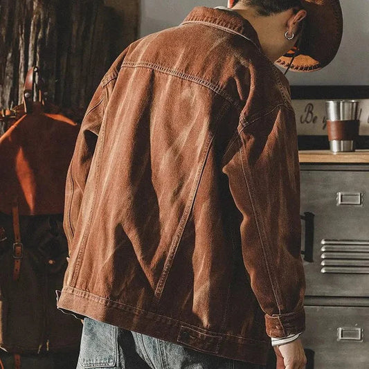 Bertrande - Blouson Denim Homme Décontracté