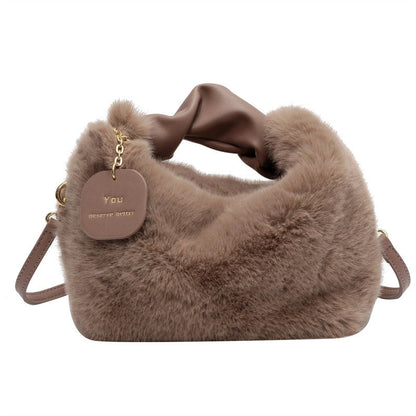 Chantele - Élégant Sac Peluche Femme