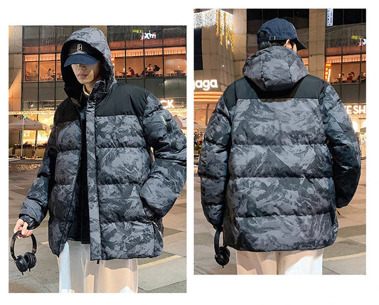 Deniss - Manteau Puffer Style Camouflage