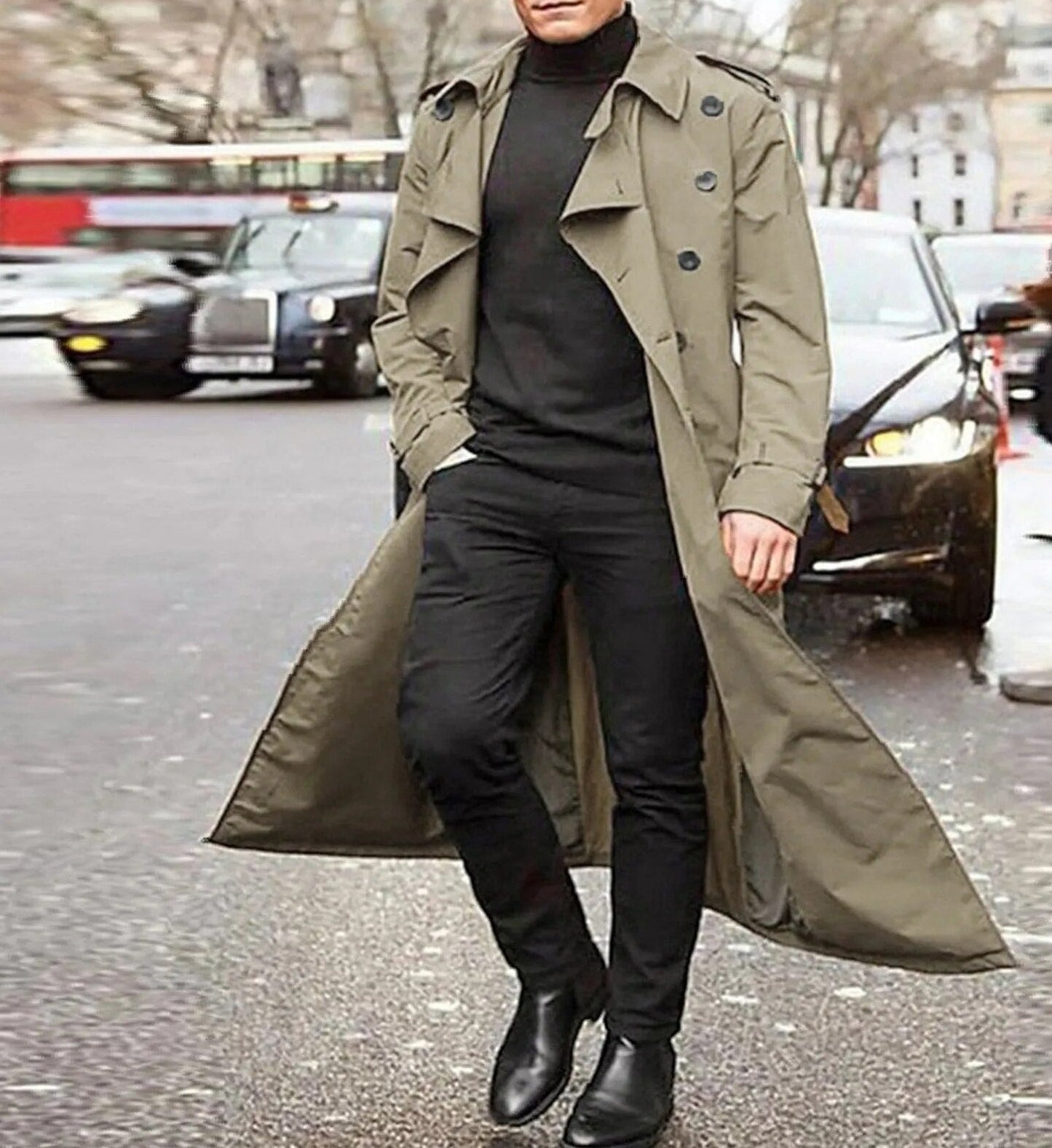 Ard - Trench-coat Long Coupe-Vent