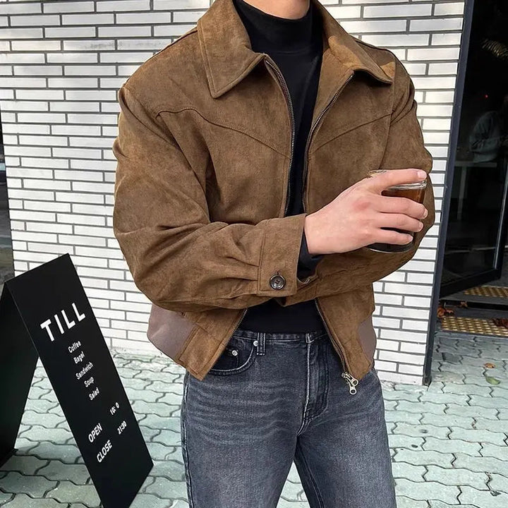 Émery | Manteau Cuir Homme Élégant