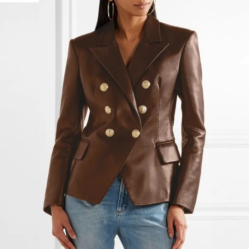 Barlene - Veste Chic En Cuir