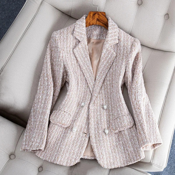 Bouchera | Blazer En Tweed Élégant