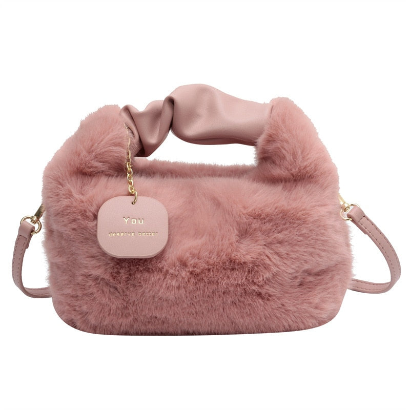 Chantele - Élégant Sac Peluche Femme