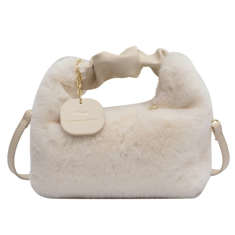 Chantele - Élégant Sac Peluche Femme