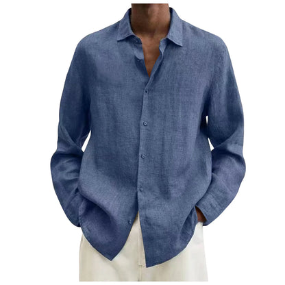 Giulo - Blouse Homme Décontractée Coton