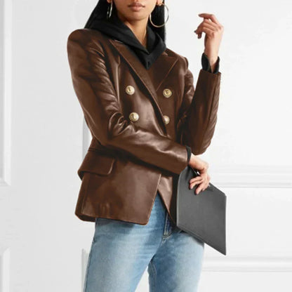 Barlene - Veste Chic En Cuir