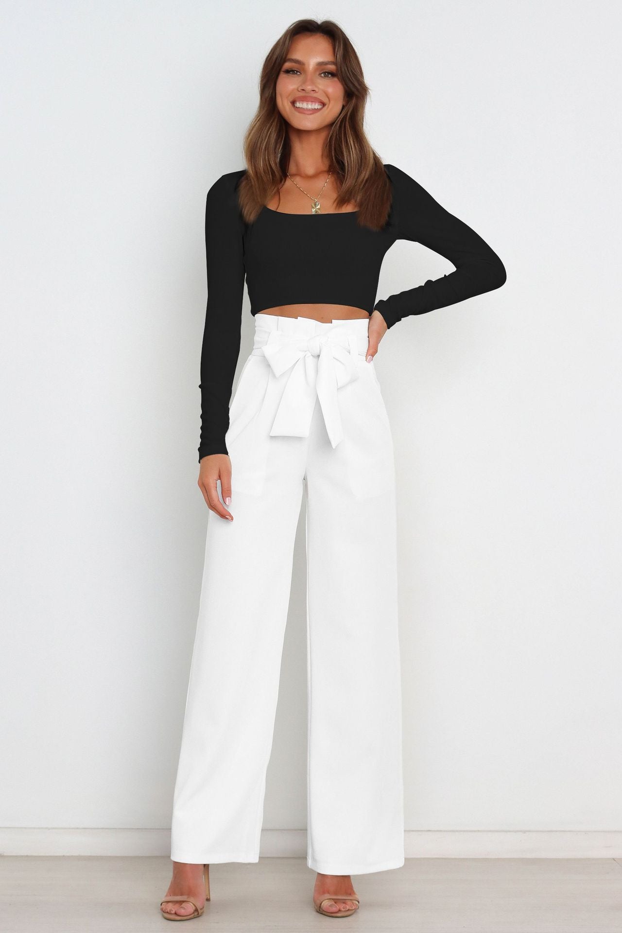 Daliya - Pantalon Élégant Coupe Ample