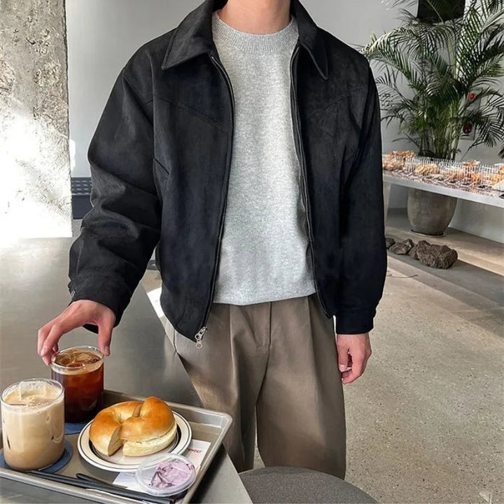 Émery | Manteau Cuir Homme Élégant