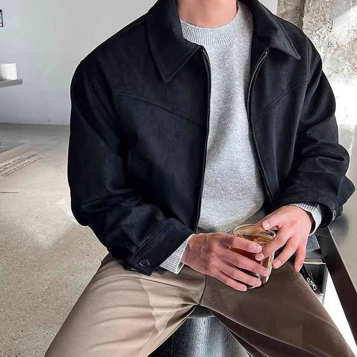 Émery | Manteau Cuir Homme Élégant