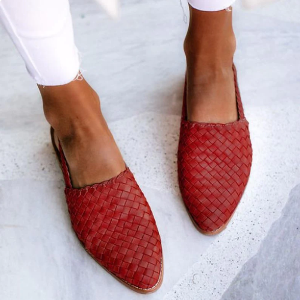Emma | Sandales pour Femme | À Bout Pointu, Texture Tissée & Élégantes