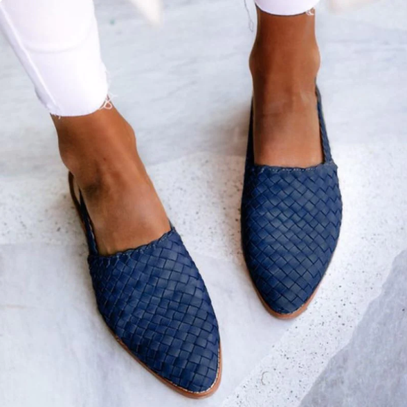 Emma | Sandales pour Femme | À Bout Pointu, Texture Tissée & Élégantes