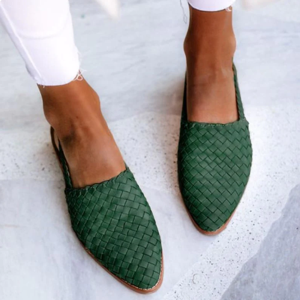 Emma | Sandales pour Femme | À Bout Pointu, Texture Tissée & Élégantes