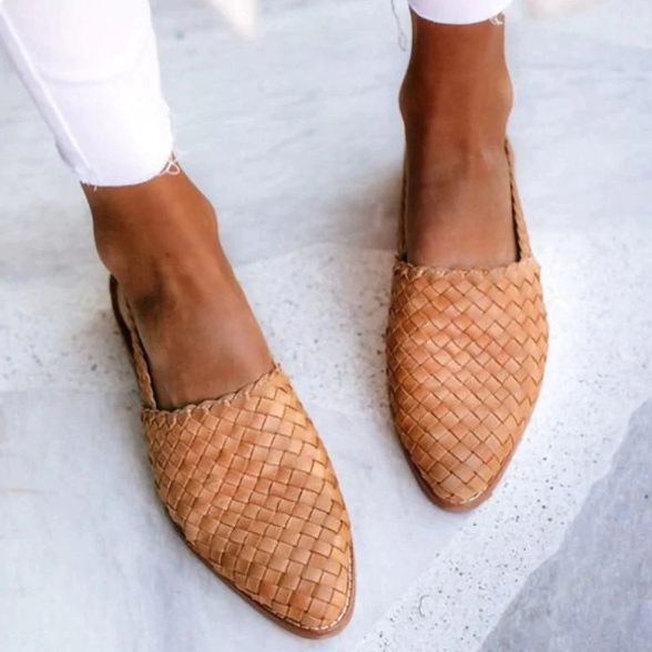 Emma | Sandales pour Femme | À Bout Pointu, Texture Tissée & Élégantes