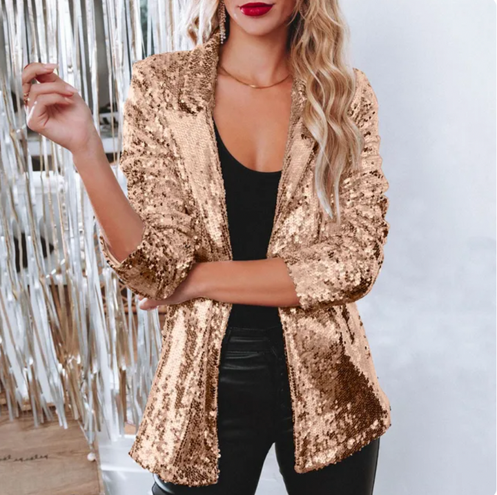 Étolie | Blazer Glamour Avec Paillettes