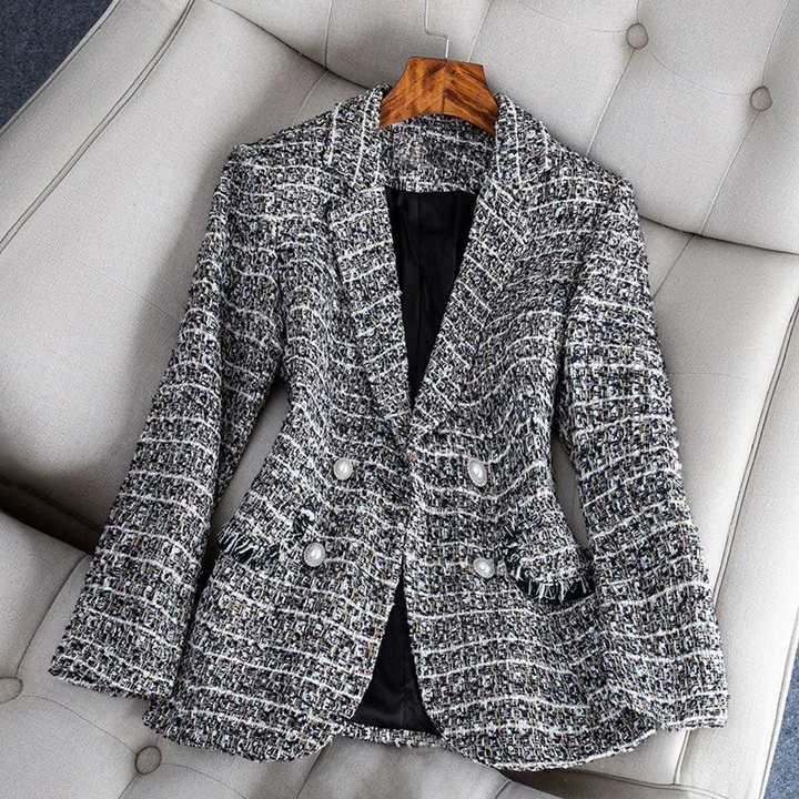 Bouchera | Blazer En Tweed Élégant