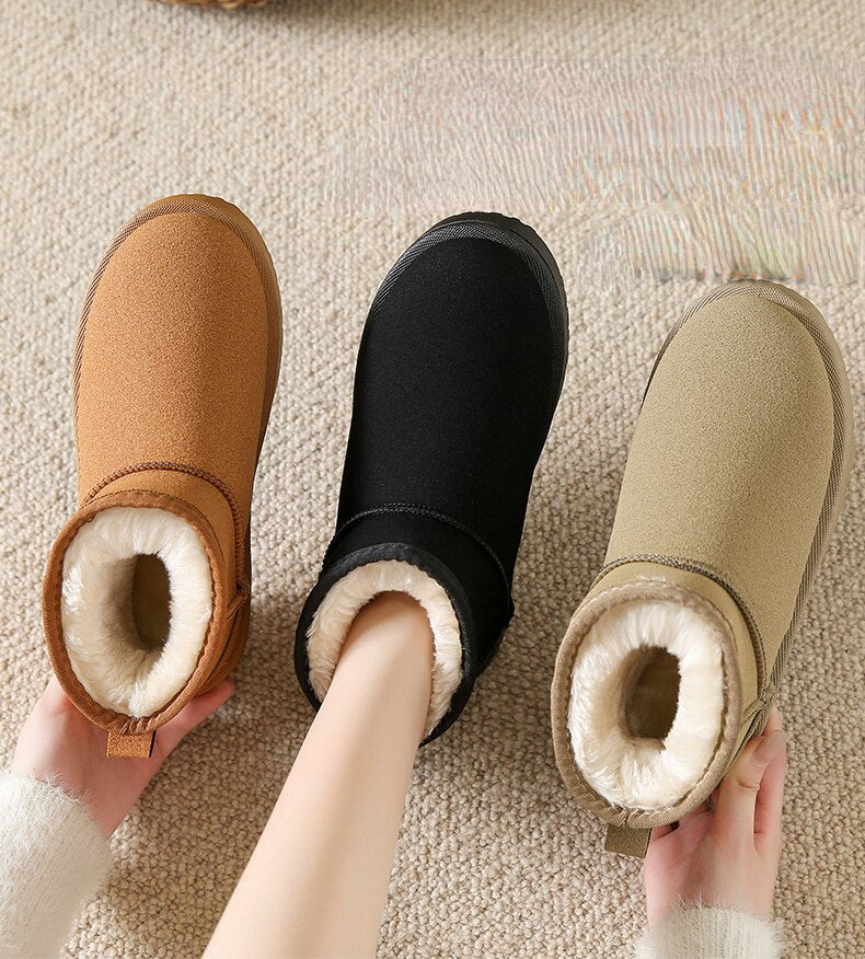 Bottines Solène étanches pour femme, doublure chaude adaptée aux tenues hivernales polyvalentes.