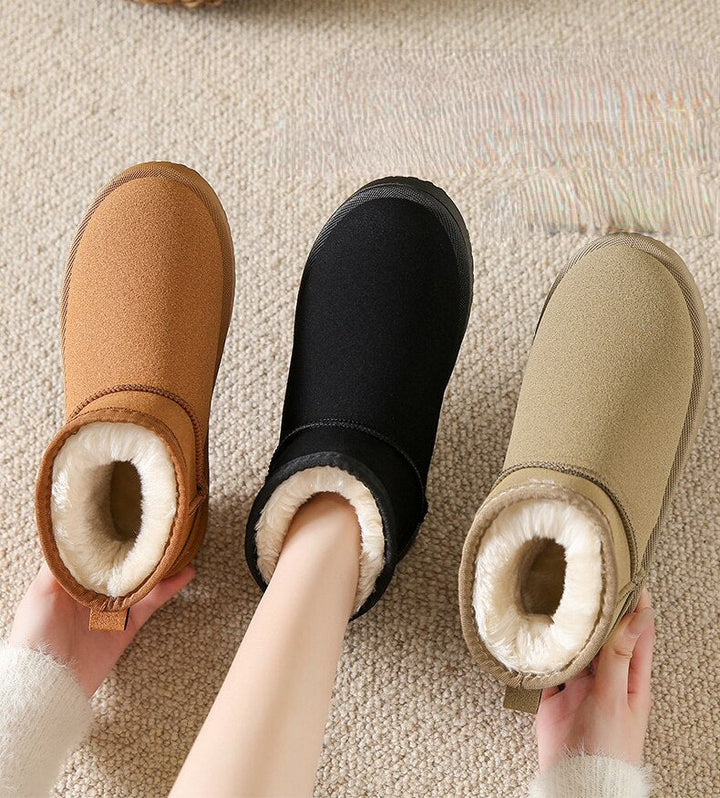 Bottines Solène étanches pour femme, doublure chaude adaptée aux tenues hivernales polyvalentes.