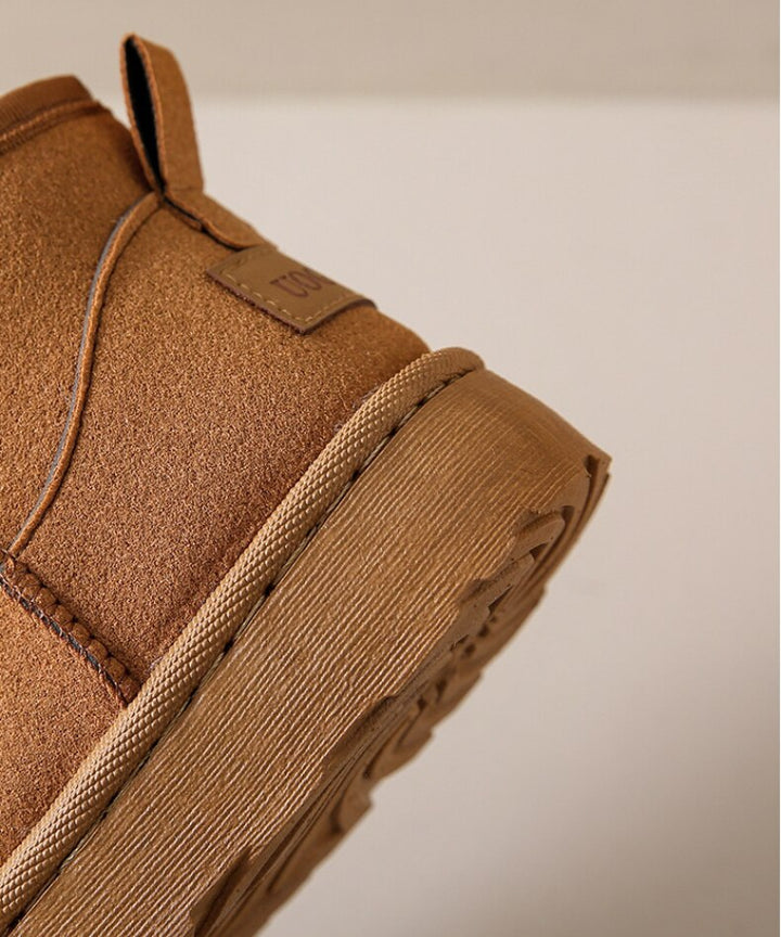 Bottines Solène étanches pour femme, doublure chaude adaptée aux tenues hivernales polyvalentes.