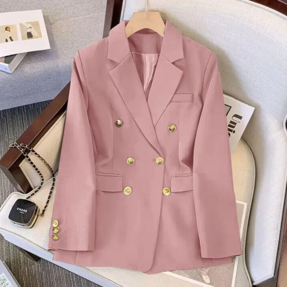 Blazer Ulyne oversize pour femme, coupe structurée intemporelle adaptée à la tendance oversize automne 2026.